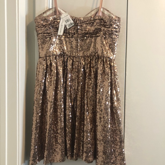 JILL JILL Stuart rose gold dress in size 10 NWT - Picture 5 of 8